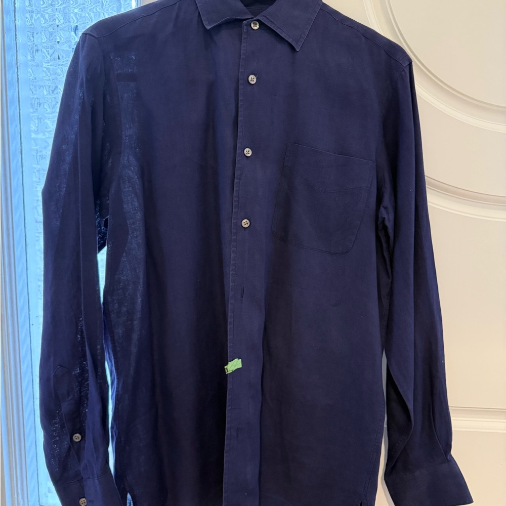Ralph Lauren Purple Label Navy Blue Men's Shirt